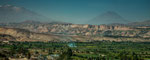 ...im Hintergrund die Hausberge Arequipas...