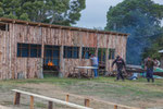Die "heilige" Halle - hier wird gegrillt und gekocht...