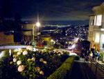 Lombard Street die "krummste Strasse der Welt" mit 40% Steigung