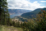 View on to the Chelan Lake