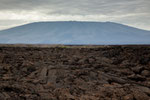 ....lava field and behind the volcano .....