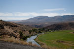 The Hells Canyon Byway leads through "wild romatique" landscape