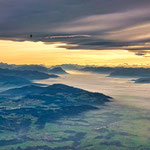 Der Blick ins Oberrheintal und die Alpen war gerade zu magisch...