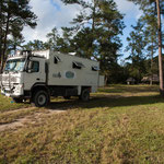 ....unser Stellplatz in "Douglas D'Silva Forest Station"....