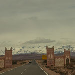 Immer wieder fasziniert der Ausblick auf die Schneeberge...