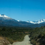 ...ganz im Hintergrund der 4.058 m hohe San Valentino...