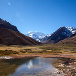 So nahe kommt man dem Aconcagua mit seinen fast 7.000 Metern offiziell...