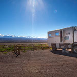 ...unser Stellplatz am Fluss...