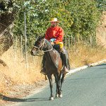 Ein Gaucho auf dem Weg zum Fest...