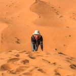 ...Suzanne auf den letzten Metern...