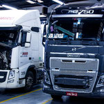 ...und wir waren erstaunt einen 750 PS starken Volvo hier im Süden Brasiliens zu sehen...