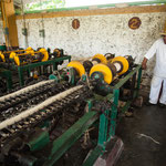 ....hier Maschinen zur Seilefertigung....