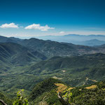 ....ebenso auf die wilde Gebirgslandschaft....