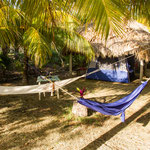 ....Zelt und Hängematten waren ganz nach dem Geschmack von Nils und Till....