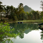 Kleiner Badesee gehört zur Finca Ixobel....
