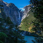 ...Blick auf den "hängenden Gletscher...