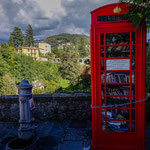...nachdem heute niemand mehr ein Telefonhäuschen braucht - ist es jetzt ein Büchertausch...
