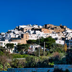 Der Blick von der Küste auf Ostuni...