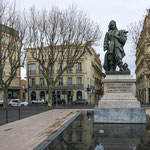 ...der berühmteste Sohn der Stadt: Paul-Riquet - der Planer und Erbauer des "Kanal-du-Midi"...