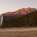 ...und die glühenden Berge am Abend...