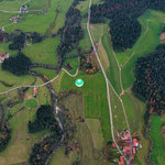 Kurz nach dem Start - unter uns der 2te. Ballon der Firma Air&Fun gerade beim Abheben