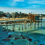 ...die Holzkonstruktionen für diese uralte Fischfangtechnik - genannt Trabucchi...