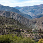 Blick auf die Festung Pucara aus indigener Zeit...