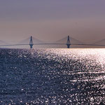 Die futuristische Brücke zum Peleppones nach Patras...