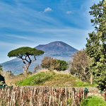 Im Hintergrund der Übeltäter: der Vesuv...