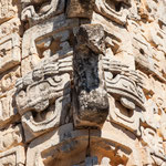 ....das langnasige Gesicht des Regengotts "Chac"....