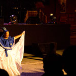 ...diese Gruppe zeigte südamerikanische Folklore...