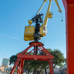 ...dieser Kran stammt aus der ehemaligen DDR...