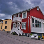 Die Häuser in Island sind einfach aber meistens sehr schön...