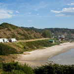 ...unser Stellplatz auf einem Fahrweg - aber ganz tolle Aussicht...