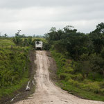 Hier sind wir 2 Nächte gestrandet.....