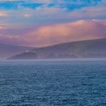 Blick auf die Färöer-Inseln - tolle Abenddämmerung...