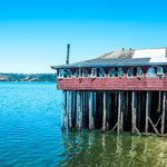 Diese Stelzenhäuser heißen Palafitos...