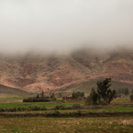Am Aufstieg der Passstrasse hatten wir Nebel - der schnell verflogen ist...