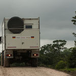 ....die Reifen war ganz schön breit und flach - aber es half!!!