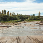 ...teilweise gibt es keine Brücken...