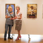 .....Erika und Rita in der Gemäldeausstellung im alten Rathaus