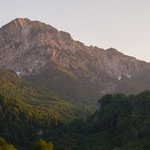 Diesen Grat im Hintergrund sind wir gewandert......