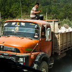 .....es wurde jedesmal eng wenn ein LKW oder Bus entgegen kam.....