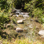 .....solche Bäche galt es zu durchqueren.....