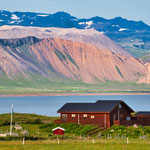 ...und dazu noch die farbigen Berge - erinnerte uns an Oregon...