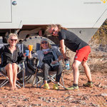 Mit Birgit und Peter hatten wir eine schöne Zeit hier