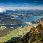 Vierwaldstättersee mit Blick auf Luzern...