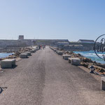 ...rechts der Atlantik und links das Mittelmeer...