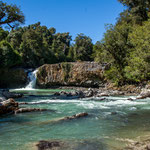 Kurz nach der Grenze haben wir den schönen...