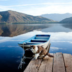 ....liegt 730 m hoch und ist 100 m tief.